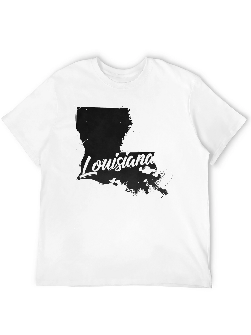 Louisiana State Pride Black Graphic T-Shirt