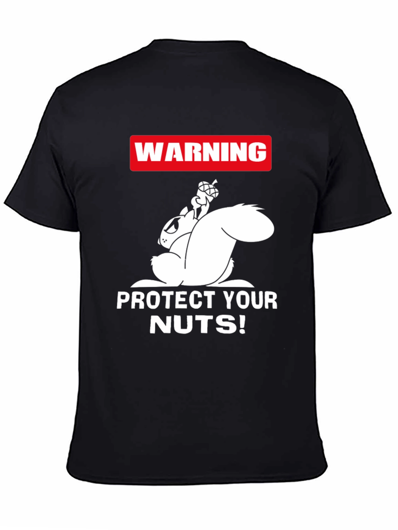 Funny Protect Your Nuts Squirrel Graphic Tee
