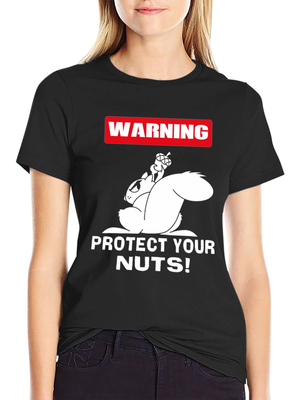 Funny Protect Your Nuts Squirrel Graphic Tee