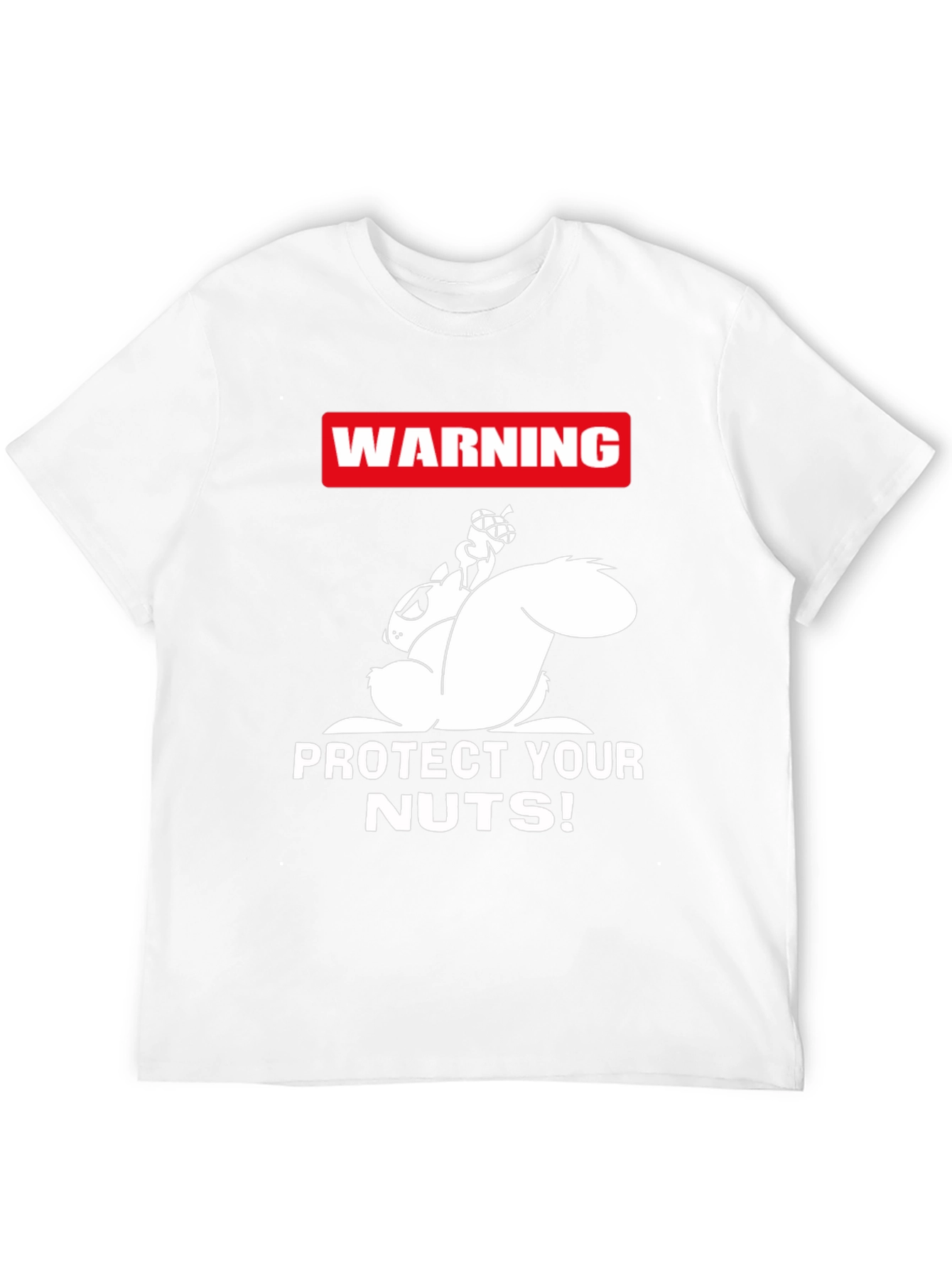 Funny Protect Your Nuts Squirrel Graphic Tee