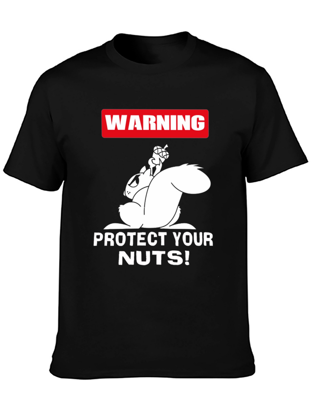 Funny Protect Your Nuts Squirrel Graphic Tee