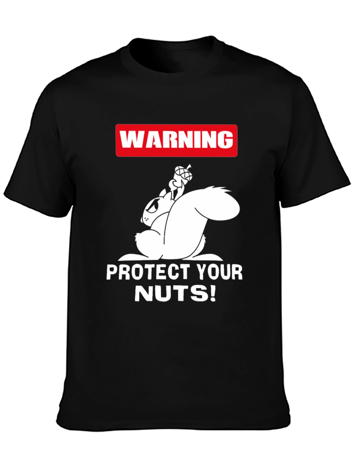 Funny Protect Your Nuts Squirrel Graphic Tee