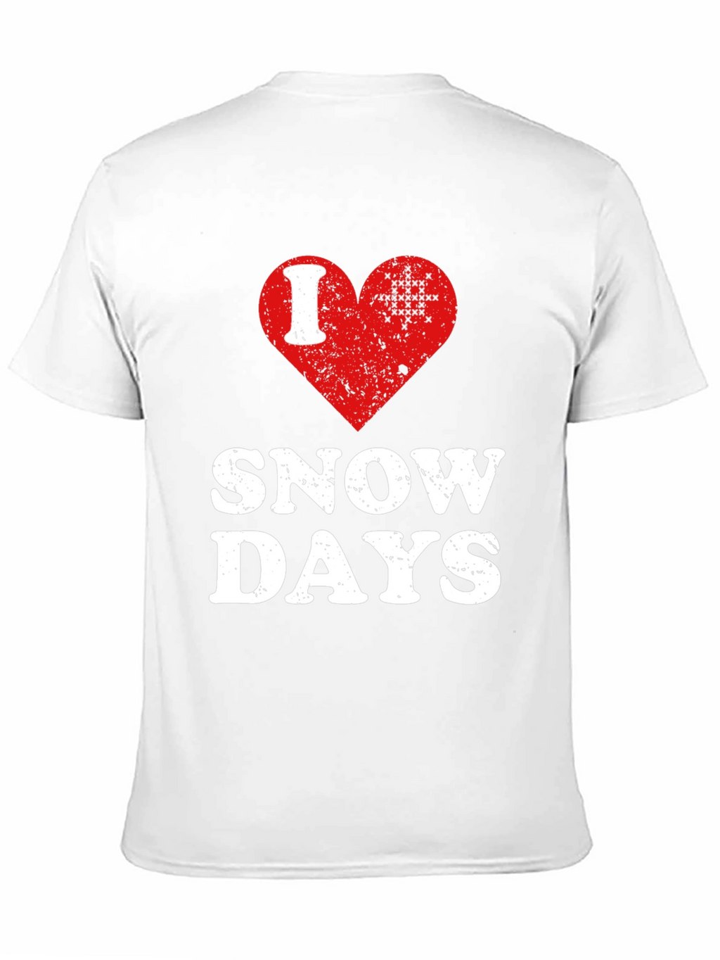 I Love Snow Days T-Shirt Black