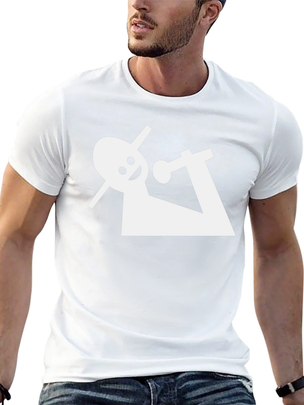 Funny T-Shirt - Gym Goer Lifting Weights