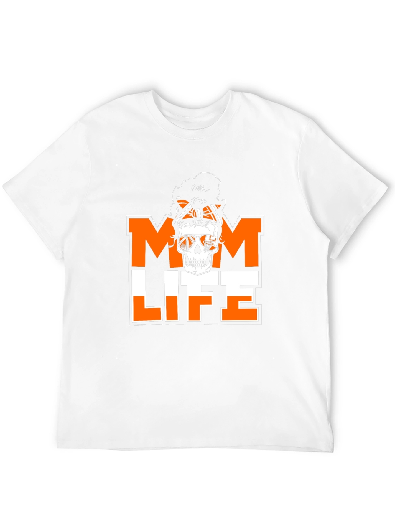 Mom Life Skeleton Basketball T-Shirt