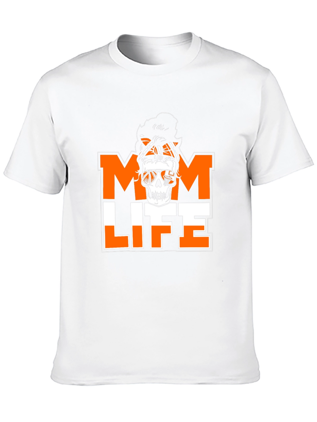 Mom Life Skeleton Basketball T-Shirt