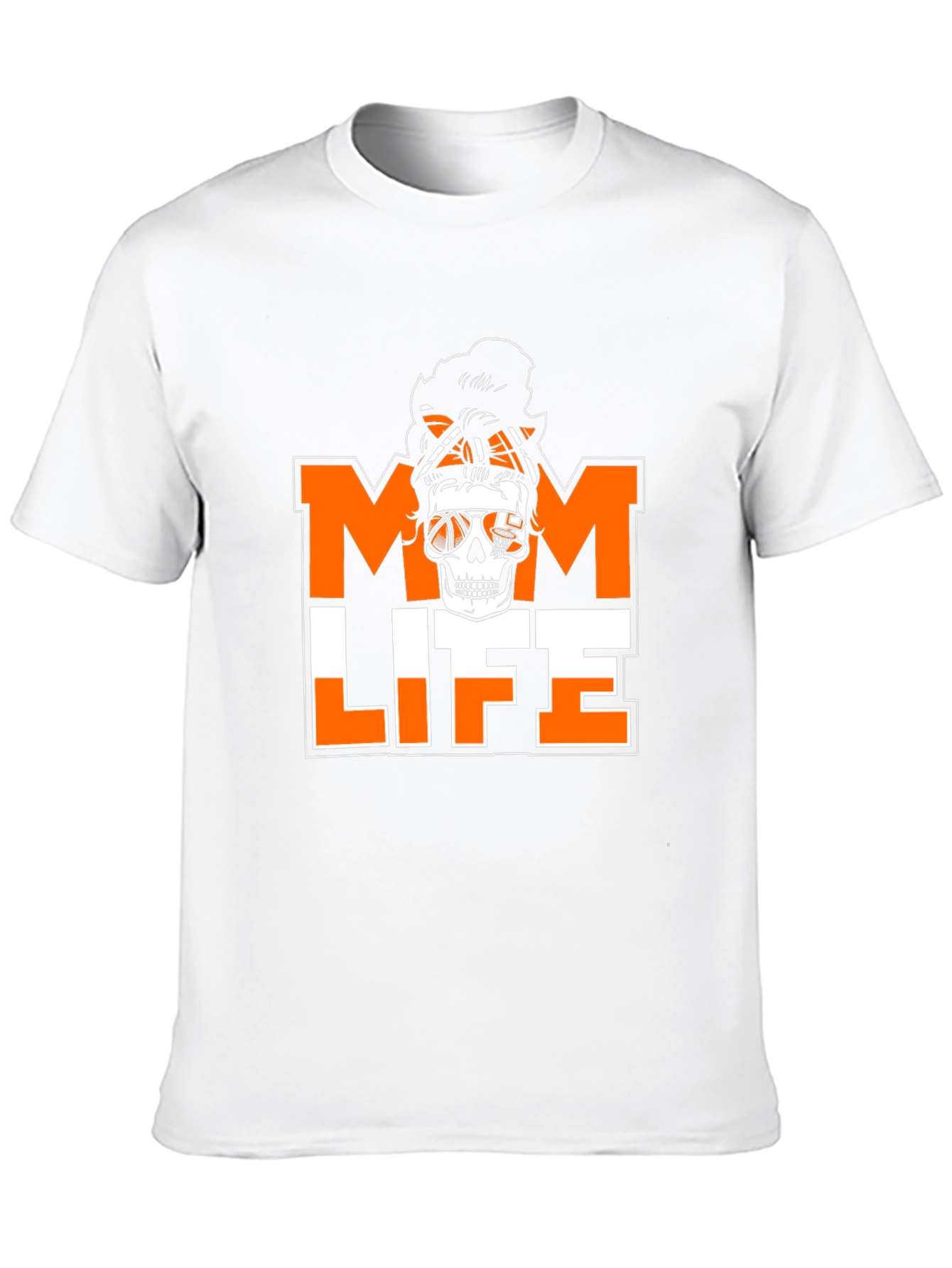 Mom Life Skeleton Basketball T-Shirt