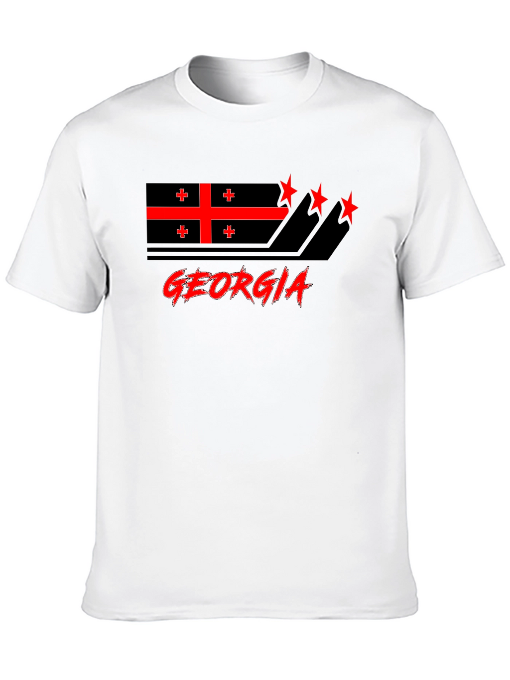 Georgia Flag Graphic T-Shirt