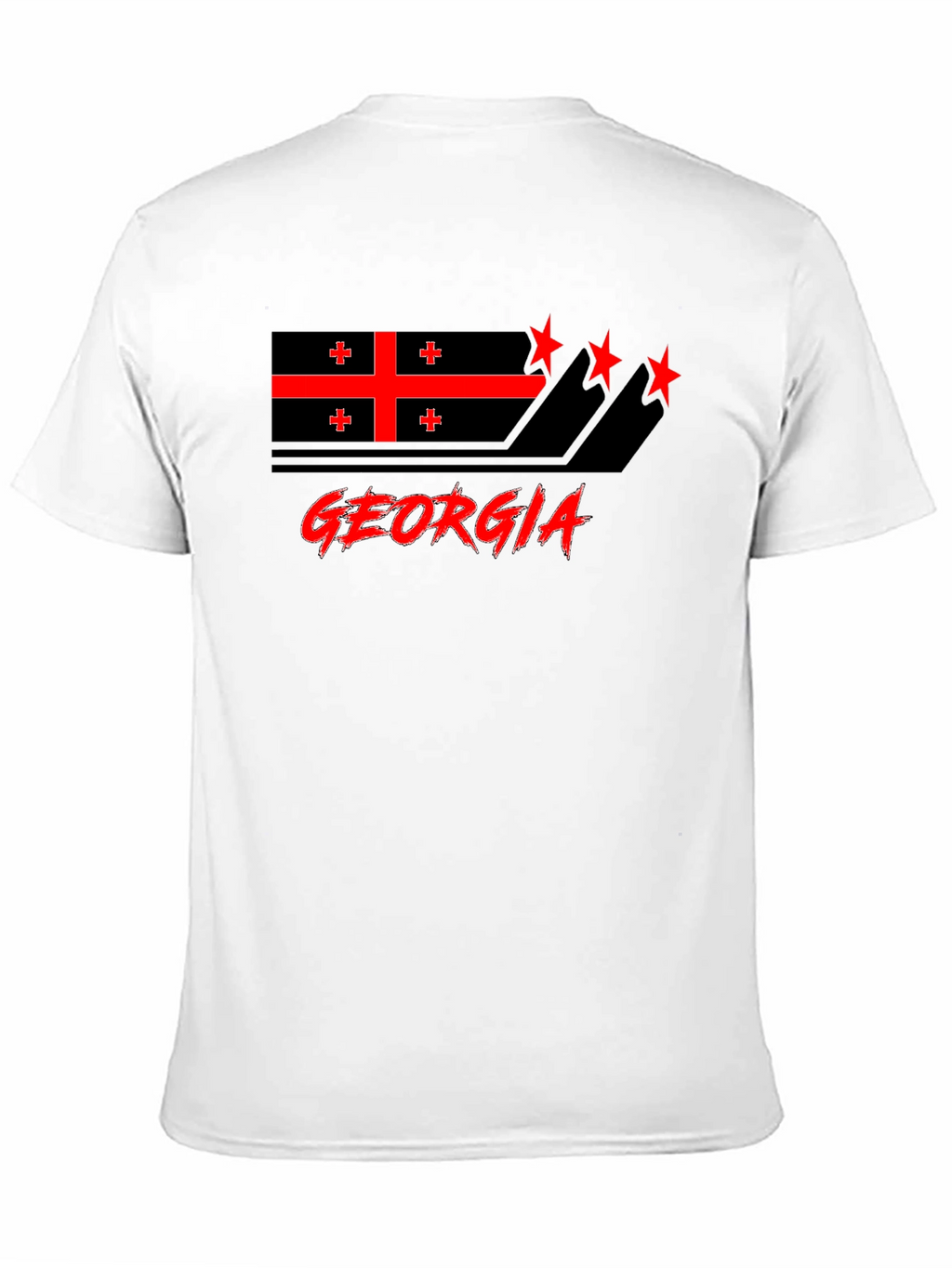 Georgia Flag Graphic T-Shirt