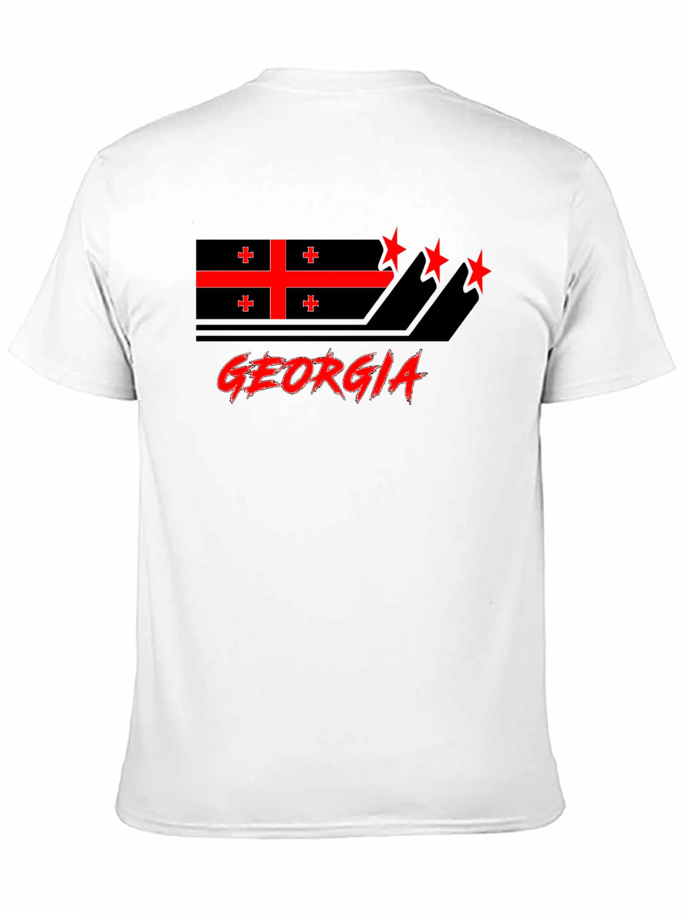 Georgia Flag Graphic T-Shirt