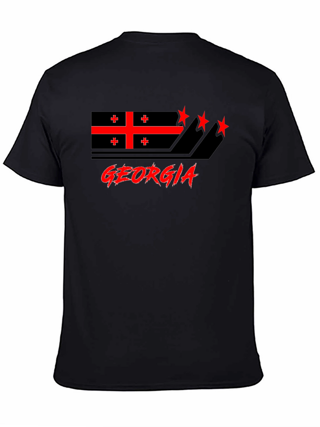 Georgia Flag Graphic T-Shirt