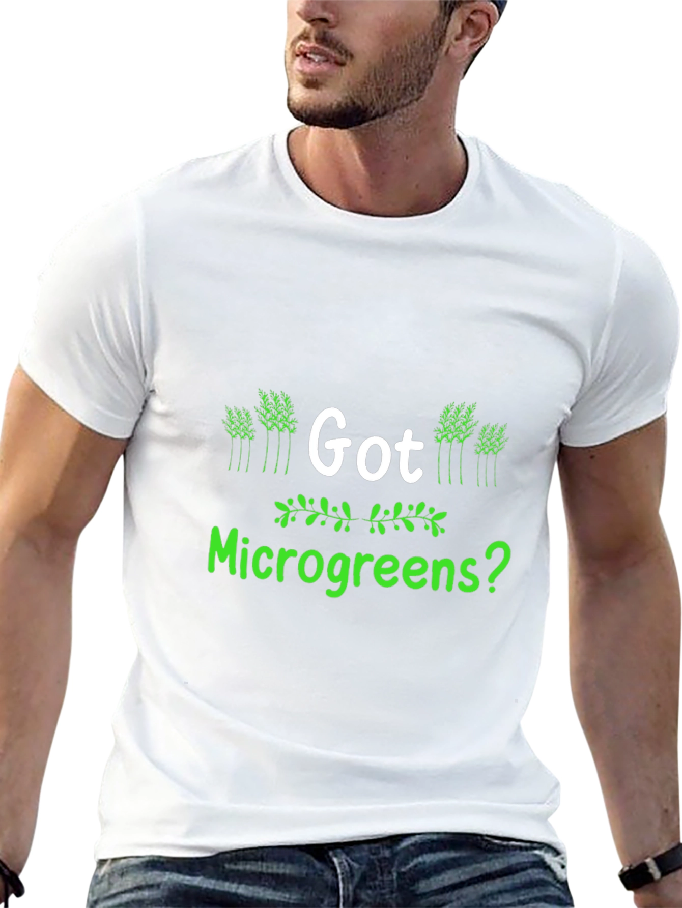 Got Microgreens? Black T-Shirt - Gardener Apparel