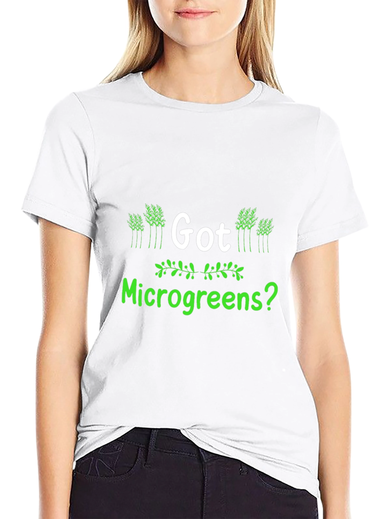 Got Microgreens? Black T-Shirt - Gardener Apparel