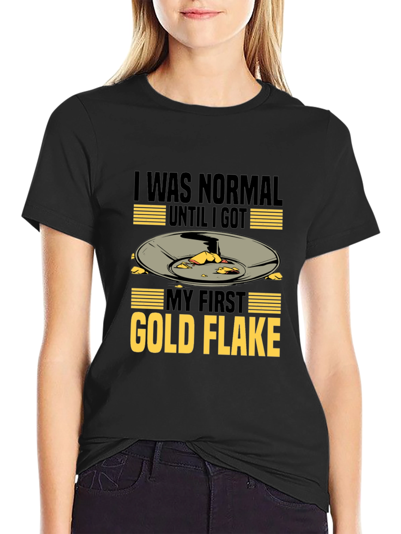 Gold Flake T-Shirt - Prospecting Miner Tee
