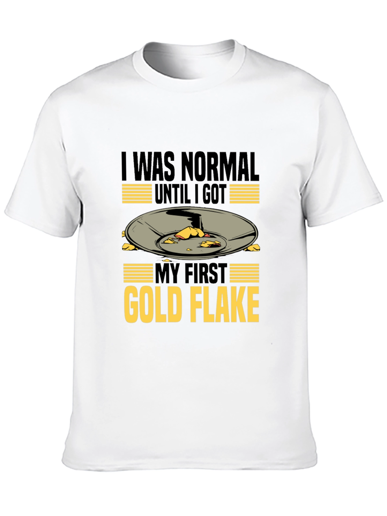 Gold Flake T-Shirt - Prospecting Miner Tee