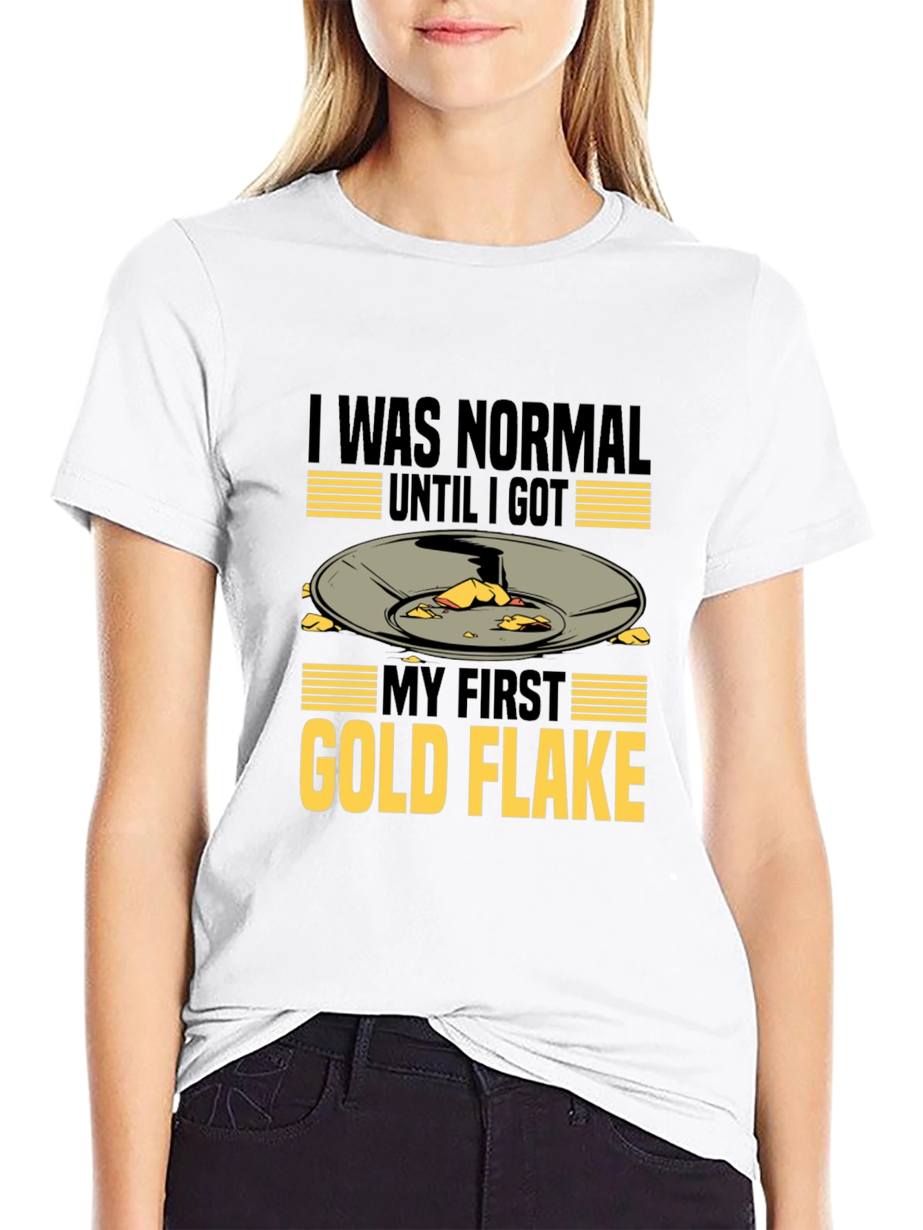Gold Flake T-Shirt - Prospecting Miner Tee