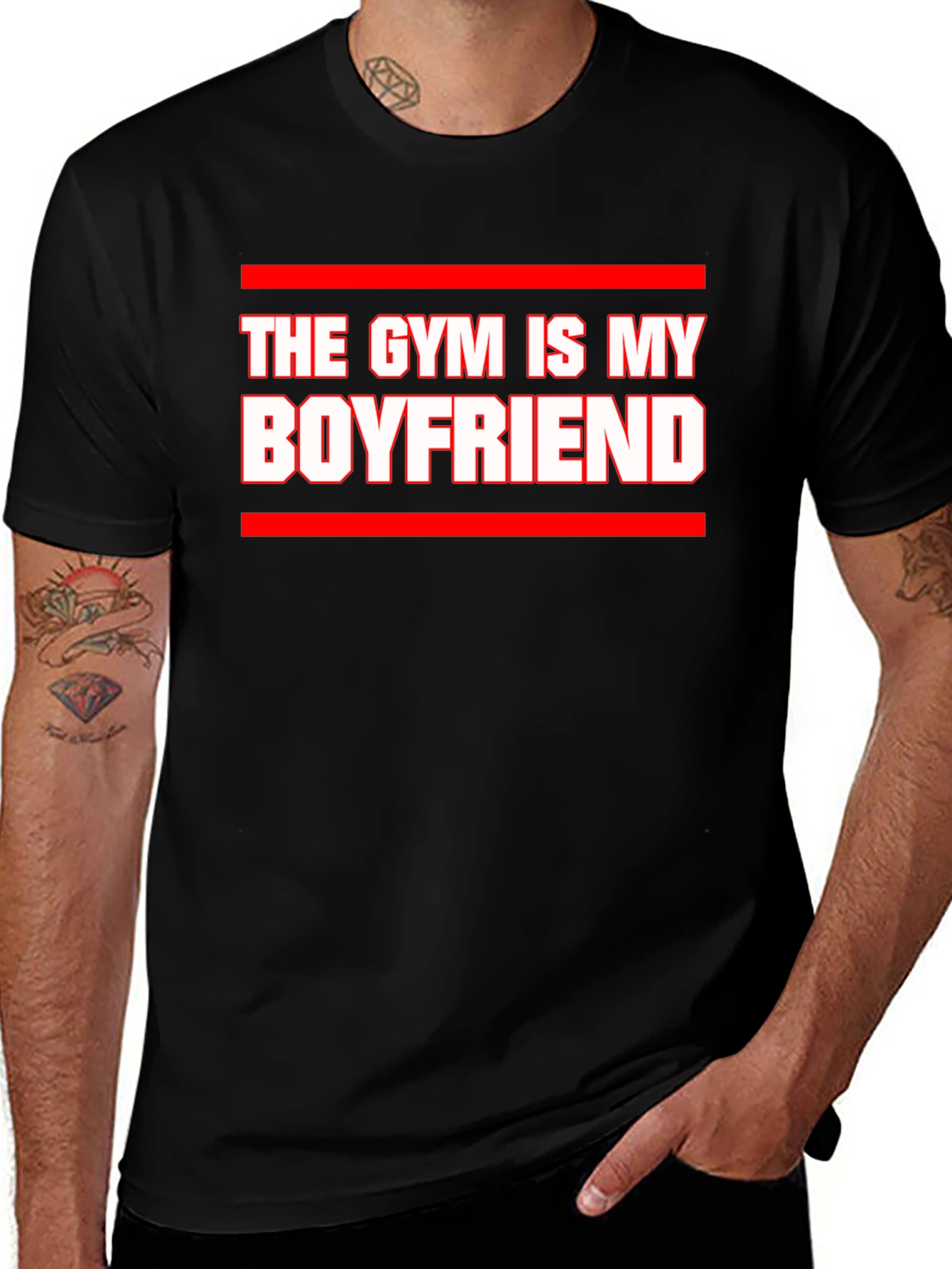 The Gym Is My Boyfriend T-Shirt - Workout Apparel