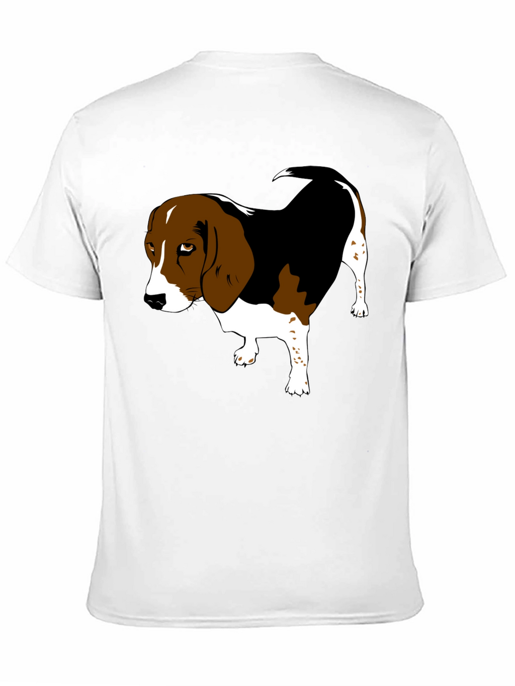 Beagle Graphic Tee - Classic Black Cotton Shirt