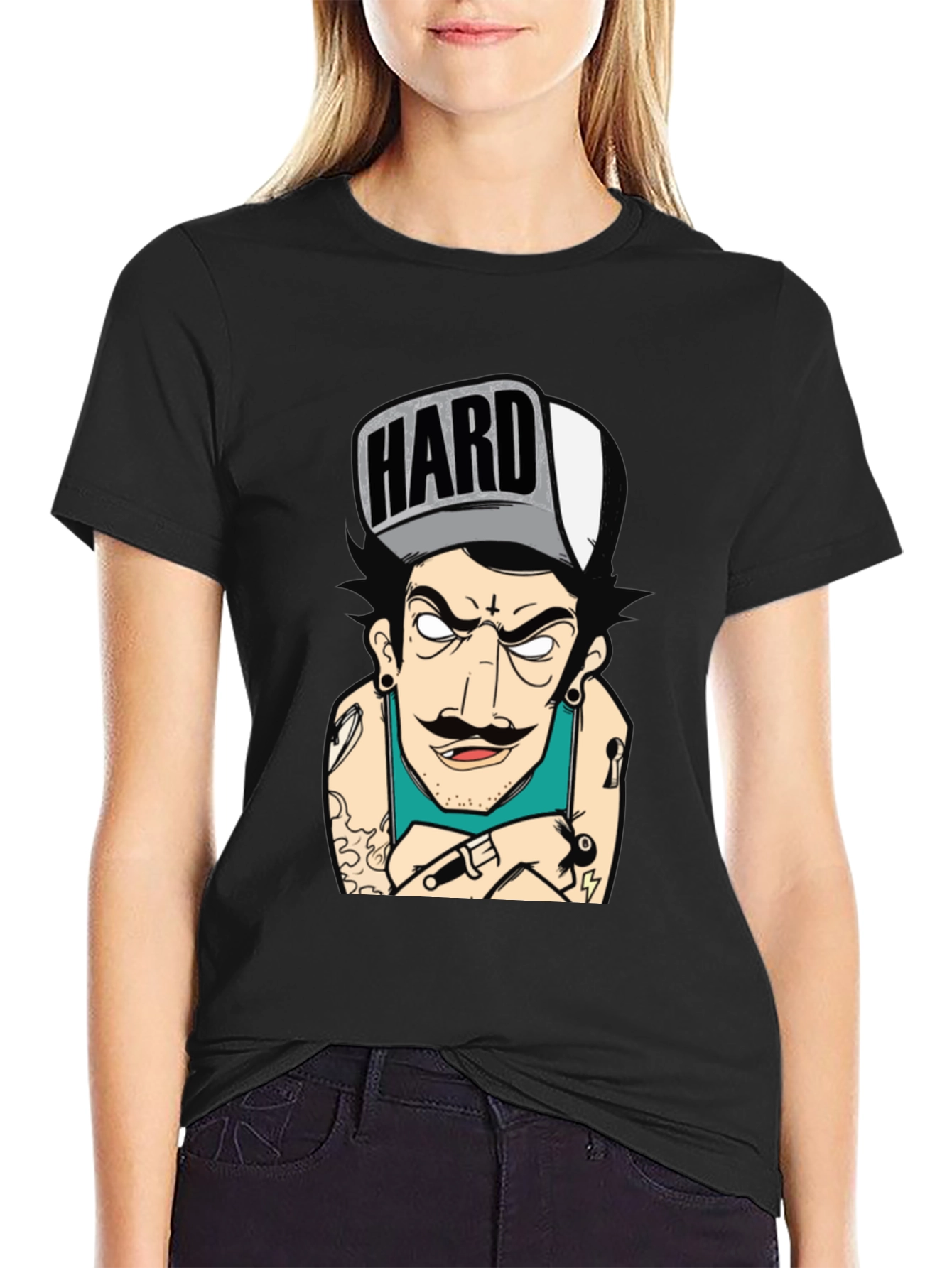 Edgy Tattoo Artist Graphic Tee