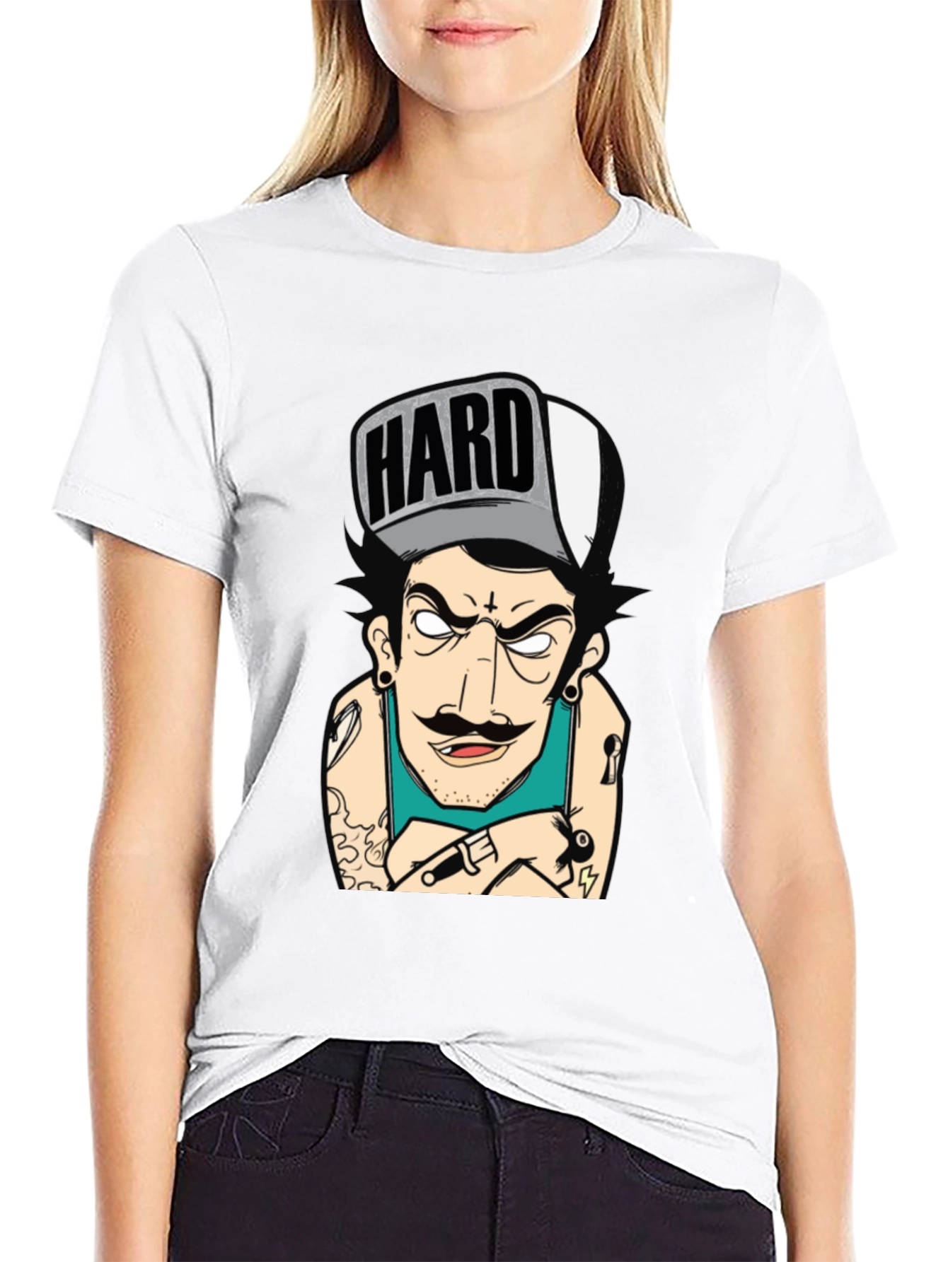 Edgy Tattoo Artist Graphic Tee