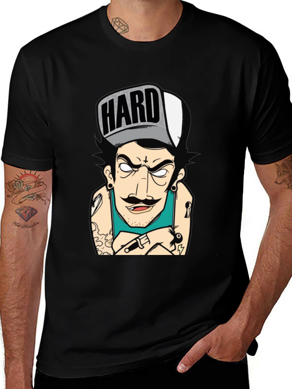 Edgy Tattoo Artist Graphic Tee