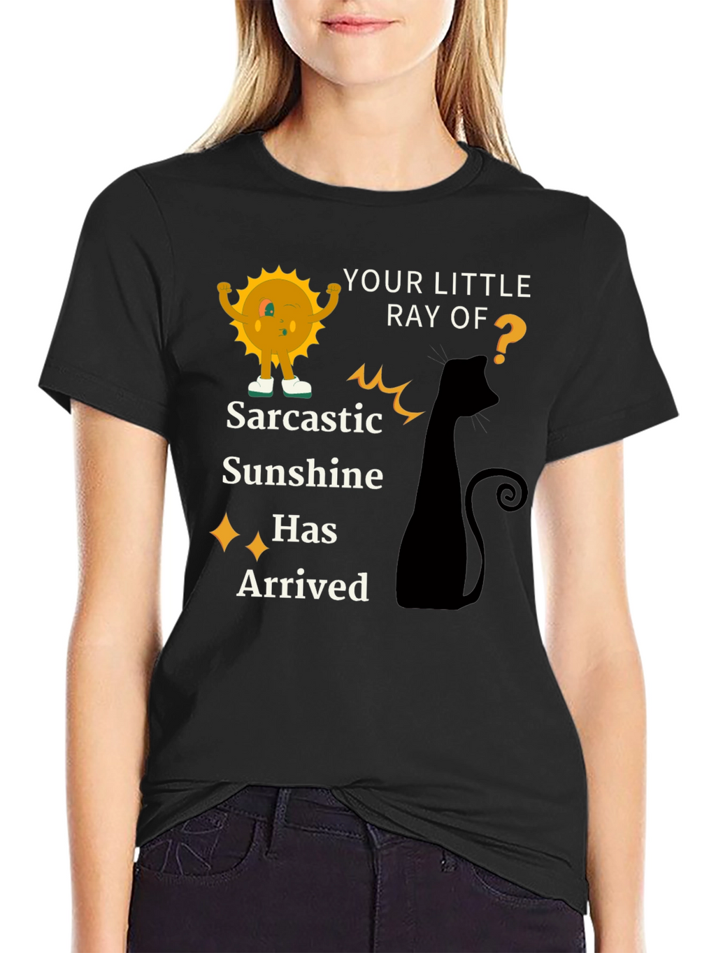 Sarcastic Sunshine T-Shirt - Quirky Humor Tee