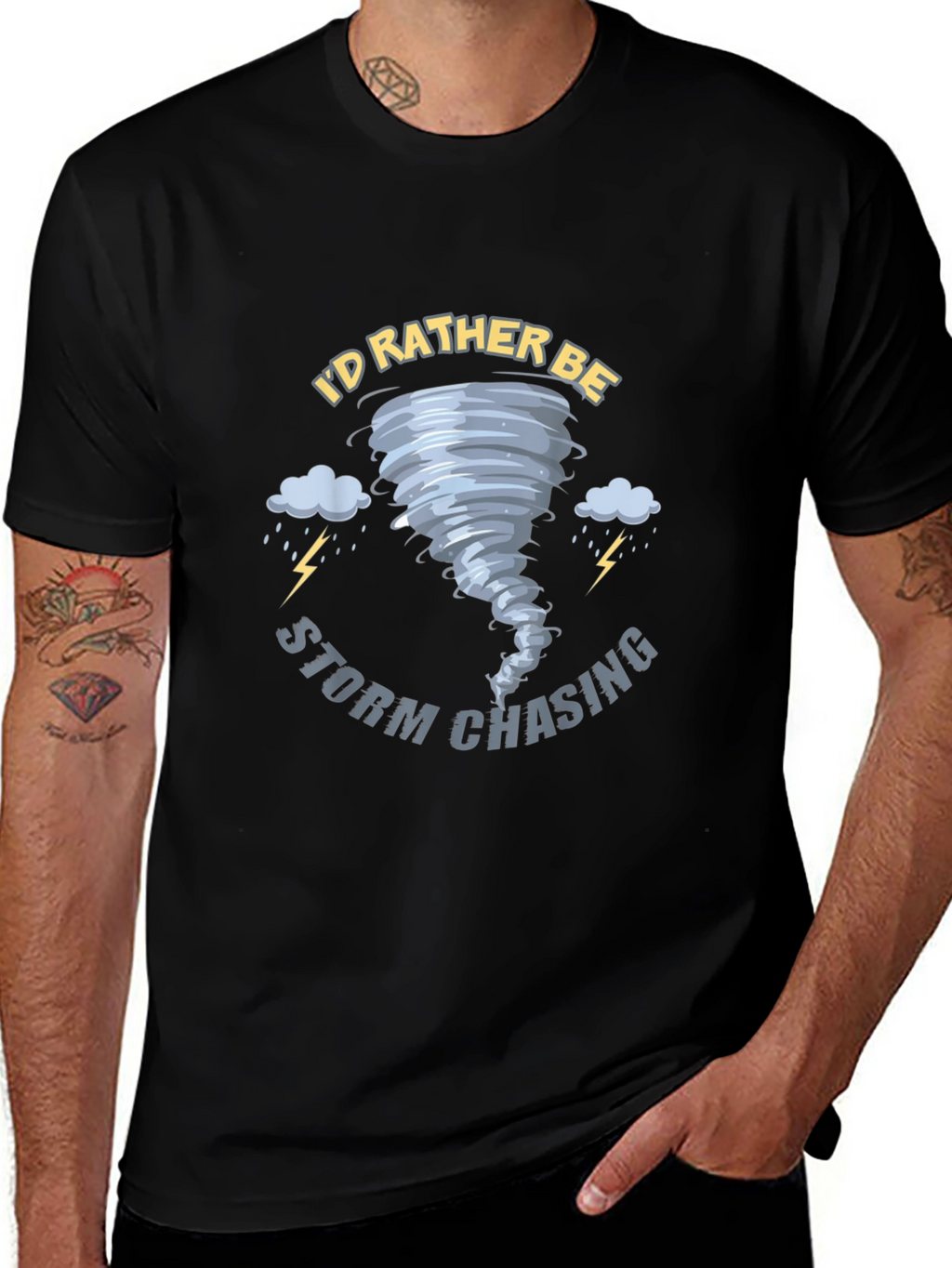 Storm Chasing Tornado Graphic Tee