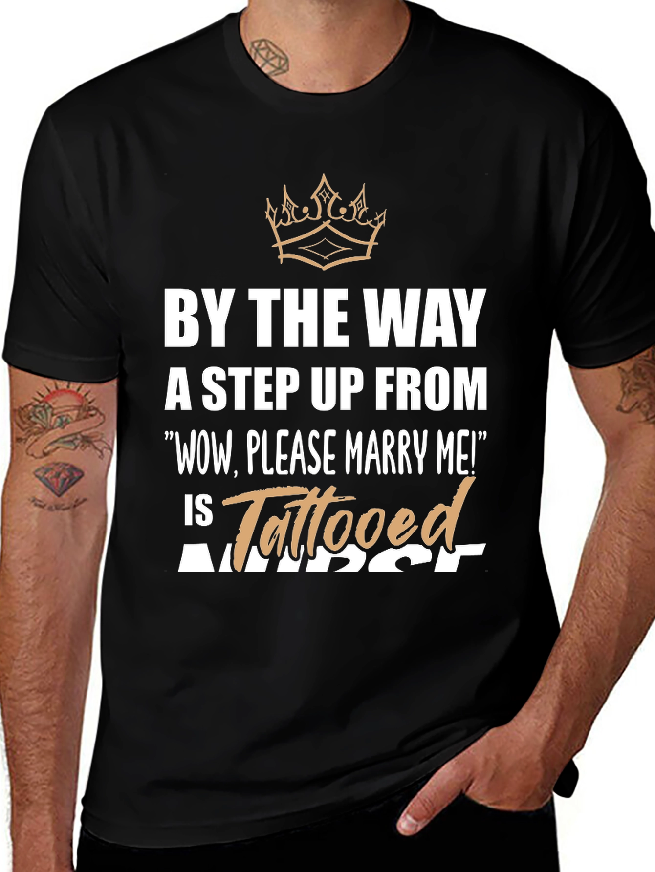 Tattooed MRS Graphic Tee for Him