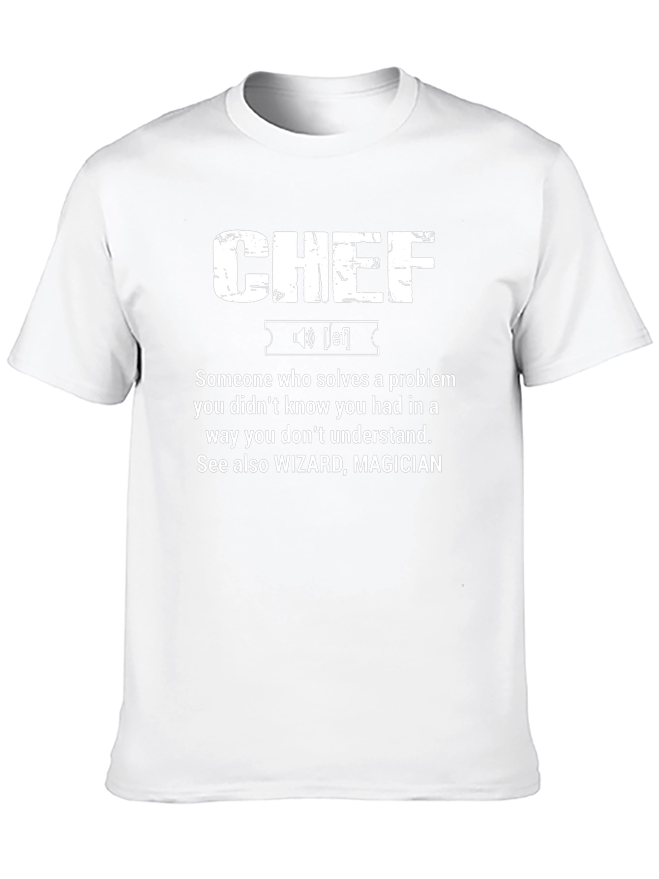 CHEF Definition Graphic T-Shirt - Cool Funny Tee