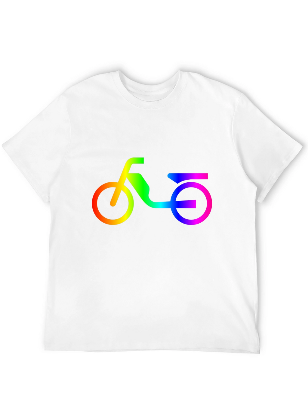 Rainbow Scooter Graphic Tee - Black