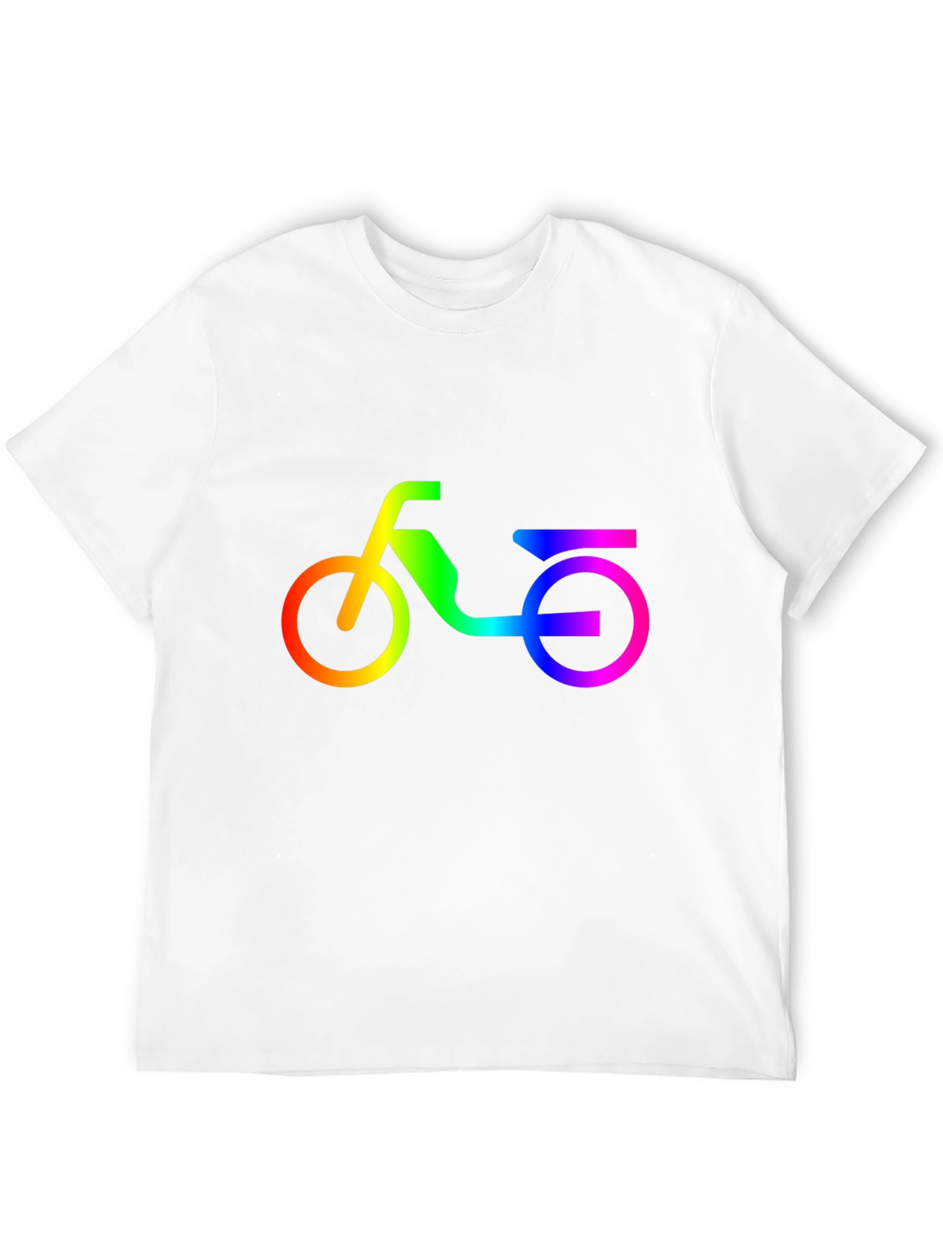 Rainbow Scooter Graphic Tee - Black