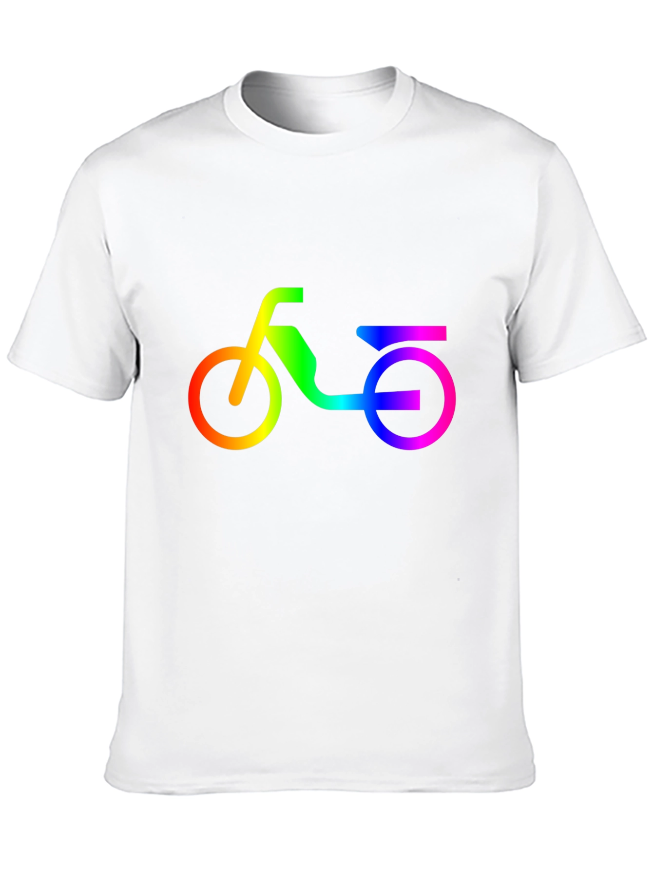 Rainbow Scooter Graphic Tee - Black