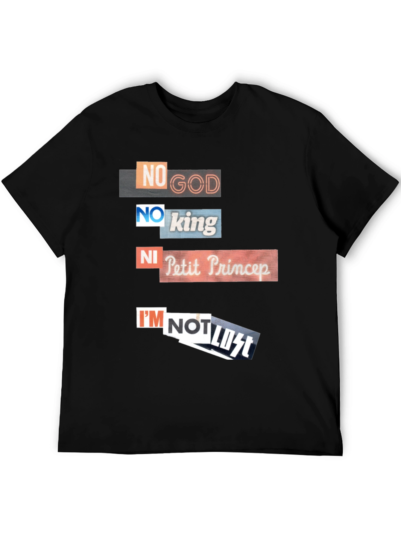 Edgy Slogan T-Shirt - No God No King & More!