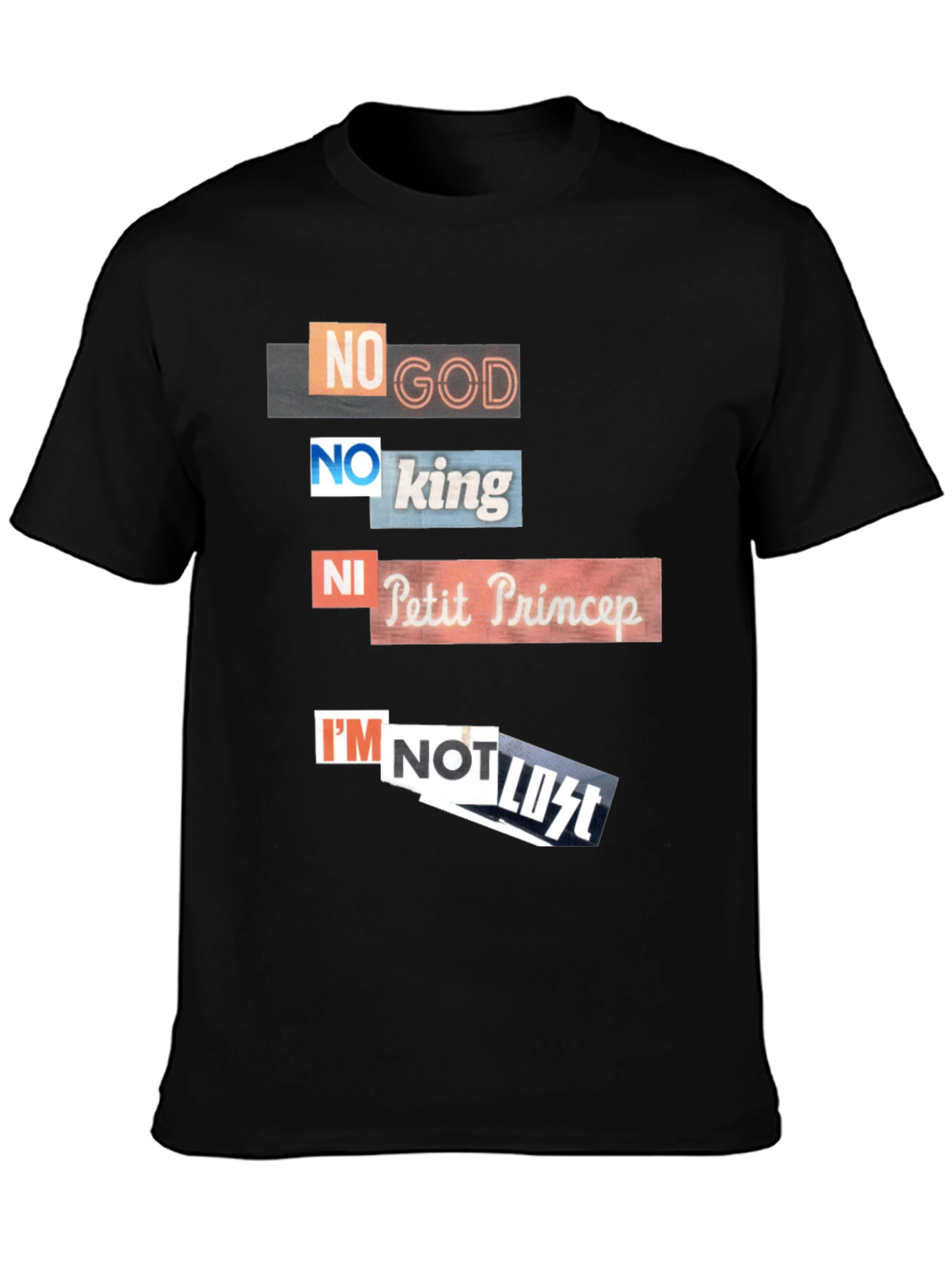 Edgy Slogan T-Shirt - No God No King & More!