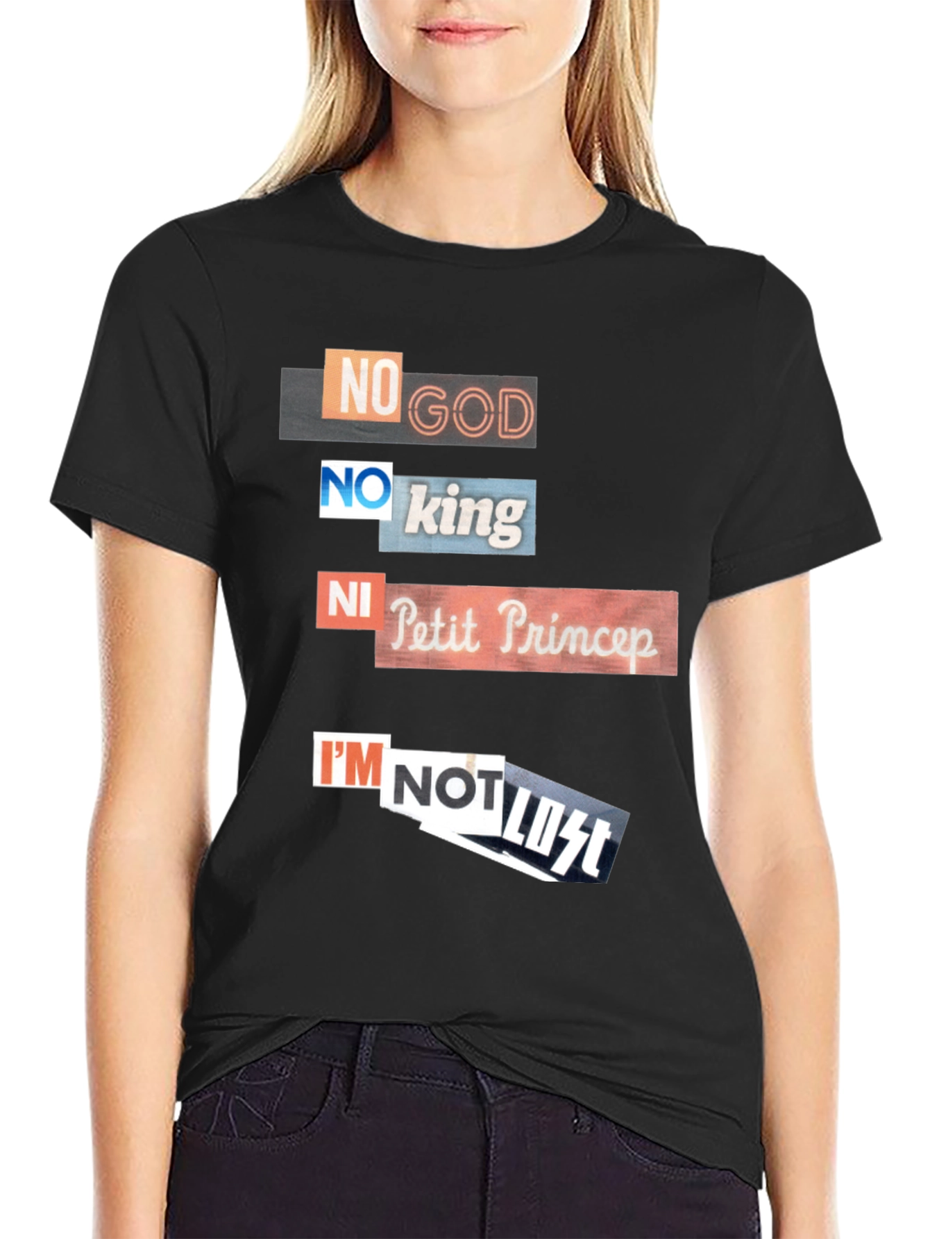 Edgy Slogan T-Shirt - No God No King & More!