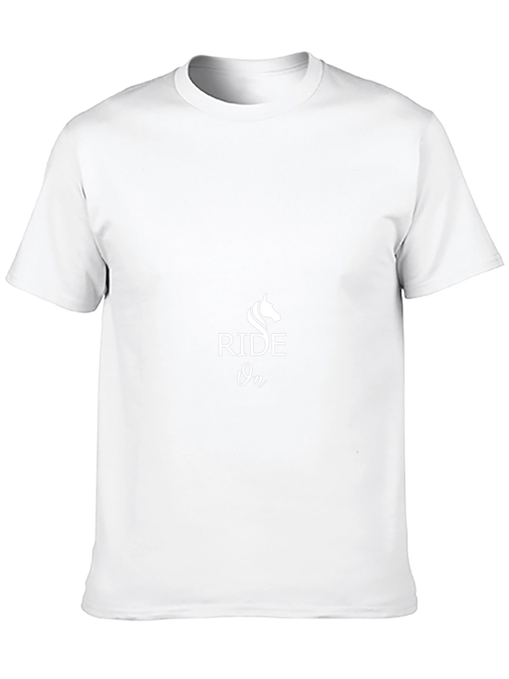Ride On Graphic Tee - Black Cotton Blend