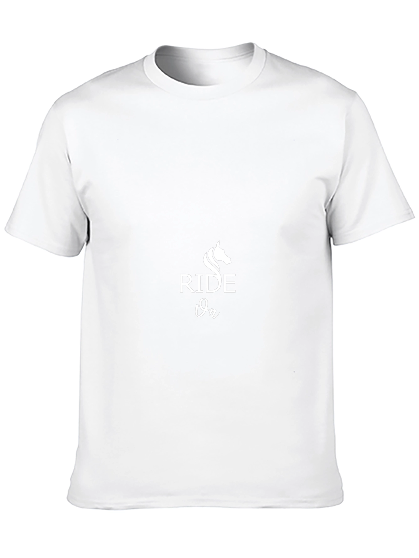 Ride On Graphic Tee - Black Cotton Blend
