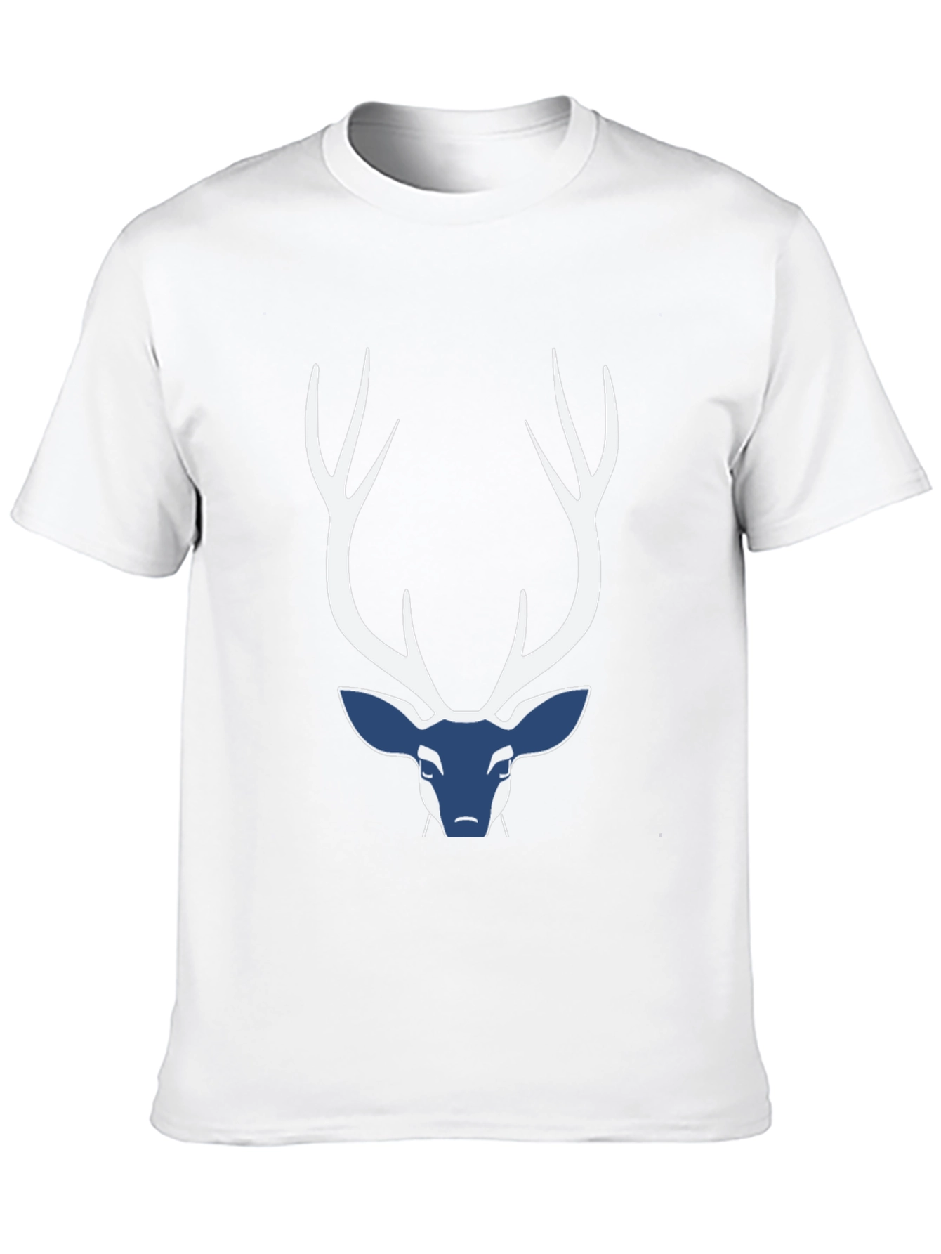 Deer Graphic Mens Black T-Shirt