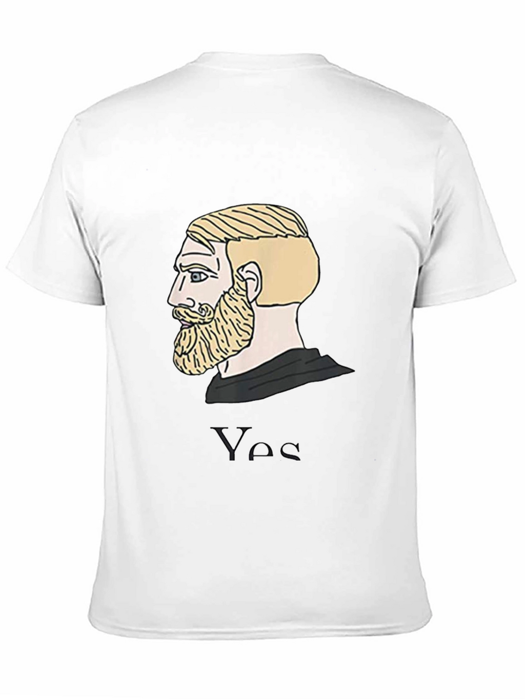 Chad Meme T-Shirt - Black Cotton Tee