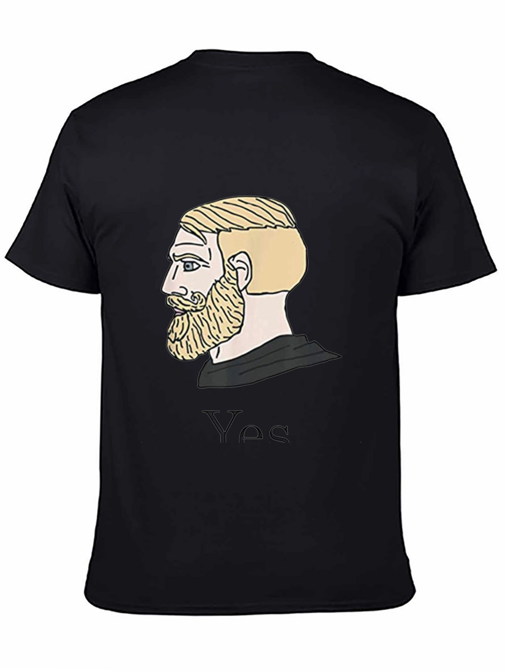 Chad Meme T-Shirt - Black Cotton Tee
