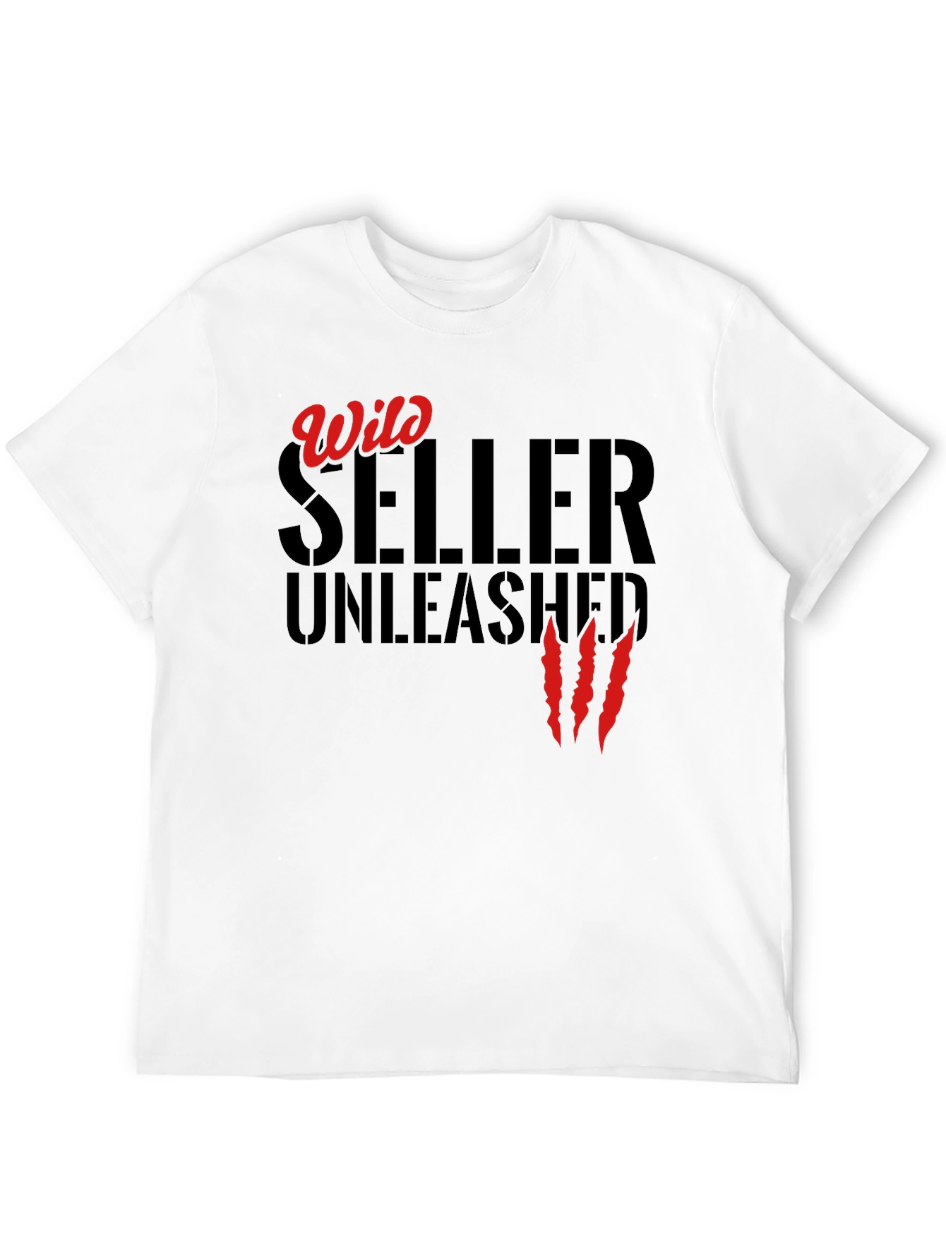 Wild Seller Unleashed T-Shirt - Black Graphic Tee
