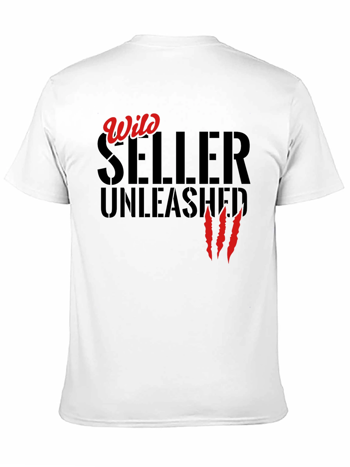 Wild Seller Unleashed T-Shirt - Black Graphic Tee