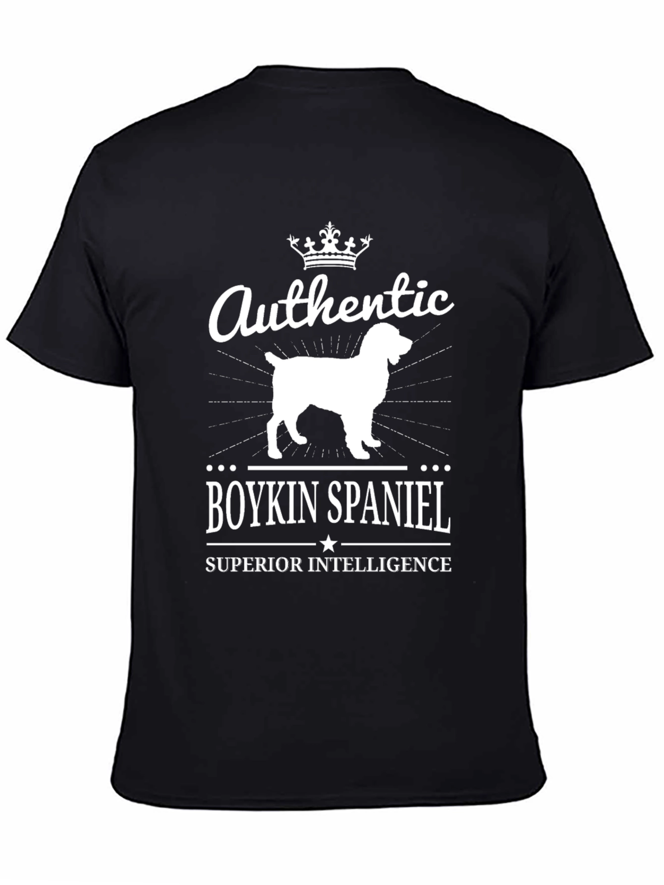 Authentic Boykin Spaniel Black T-Shirt