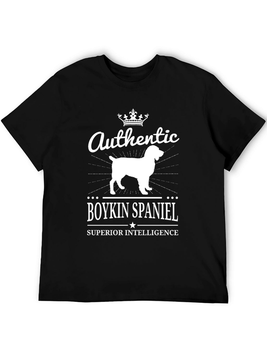 Authentic Boykin Spaniel Black T-Shirt