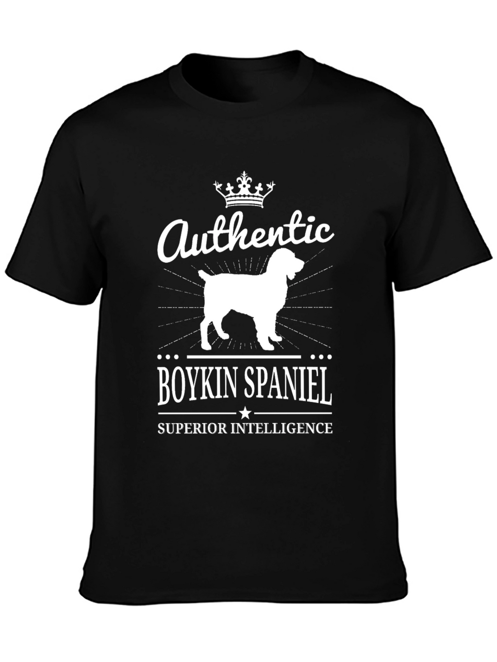 Authentic Boykin Spaniel Black T-Shirt