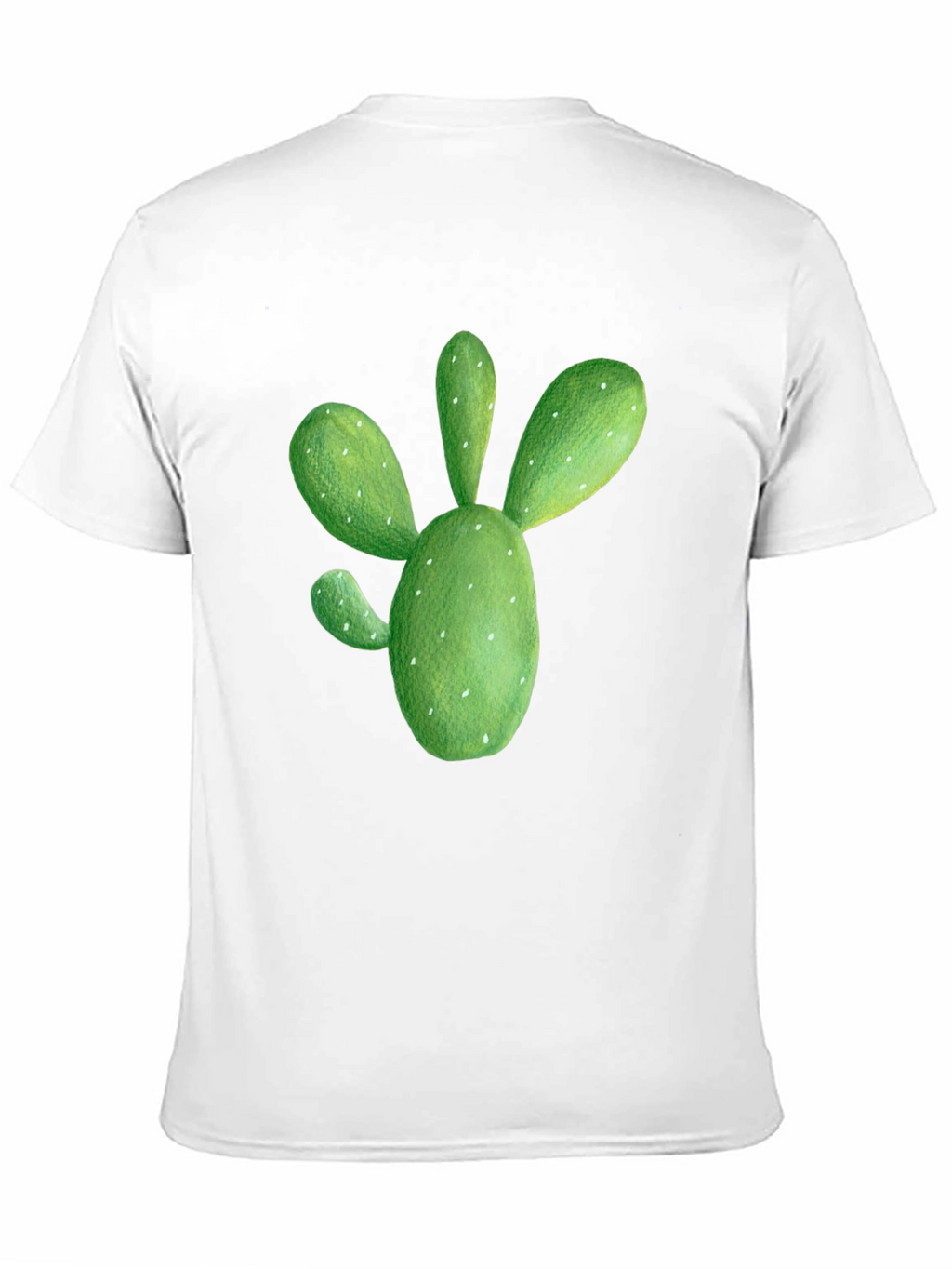 Cactus Graphic Tee - Black Cotton T-Shirt