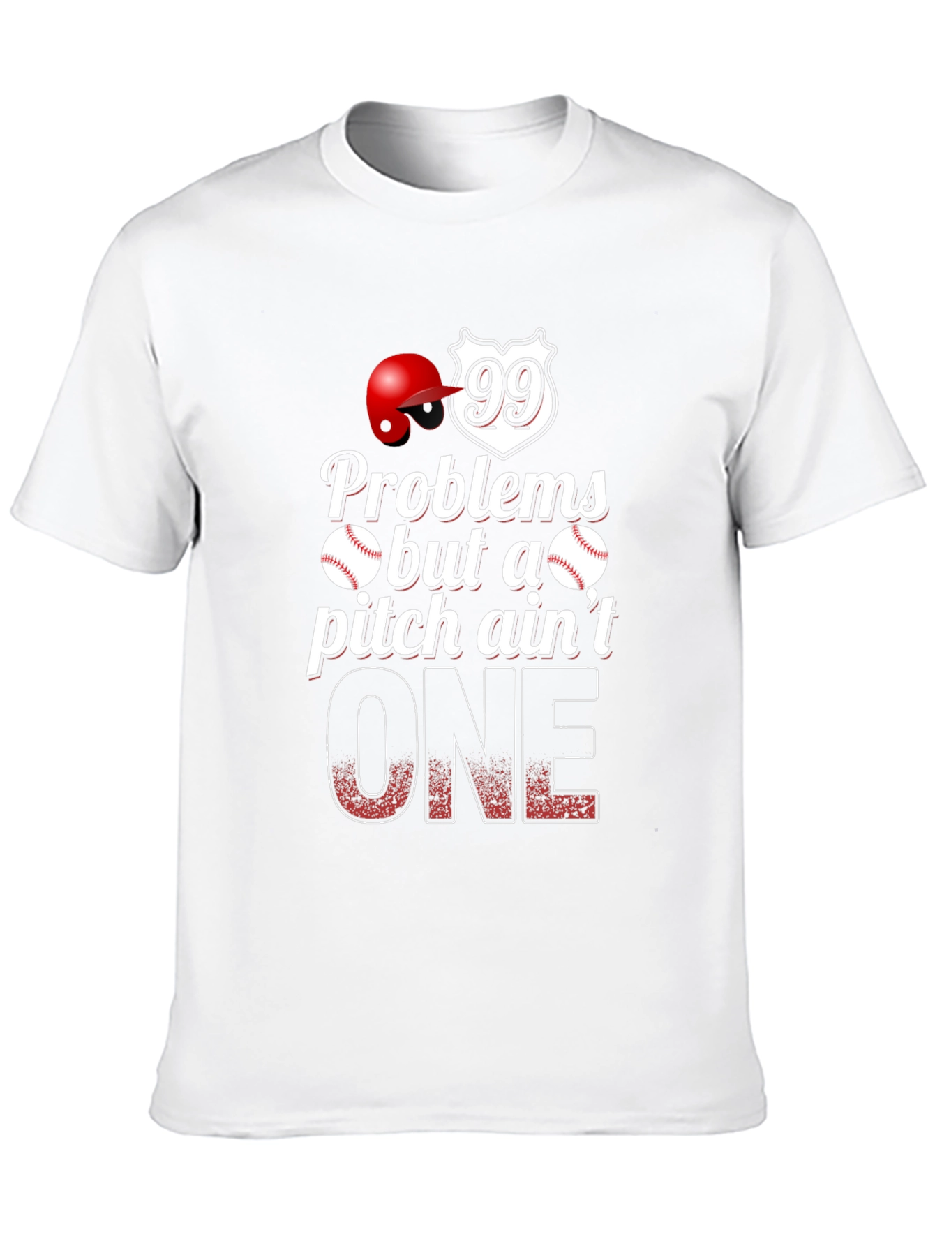 Baseball Problems Pitch Aint One T-Shirt