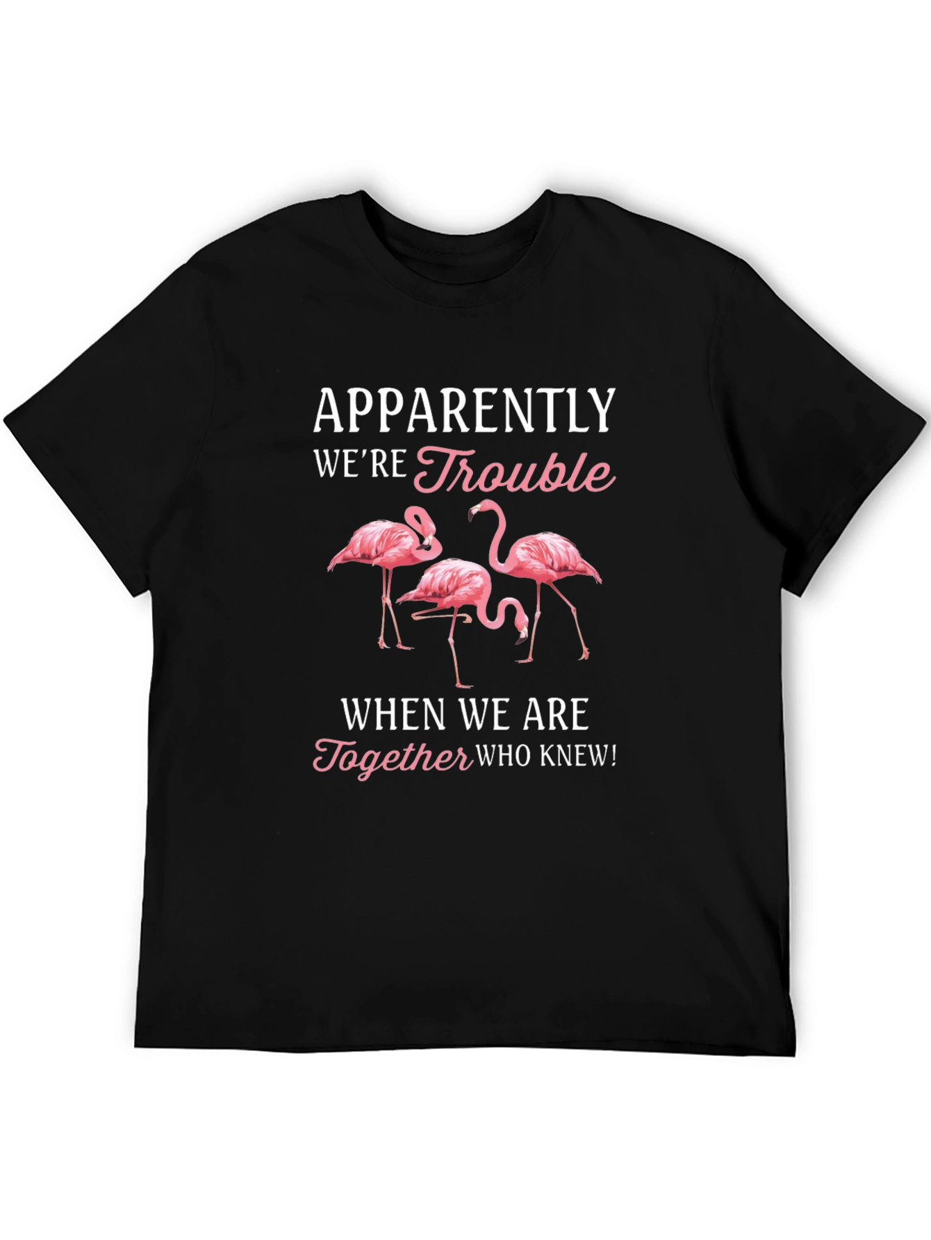 Funny Flamingo Trouble T-Shirt