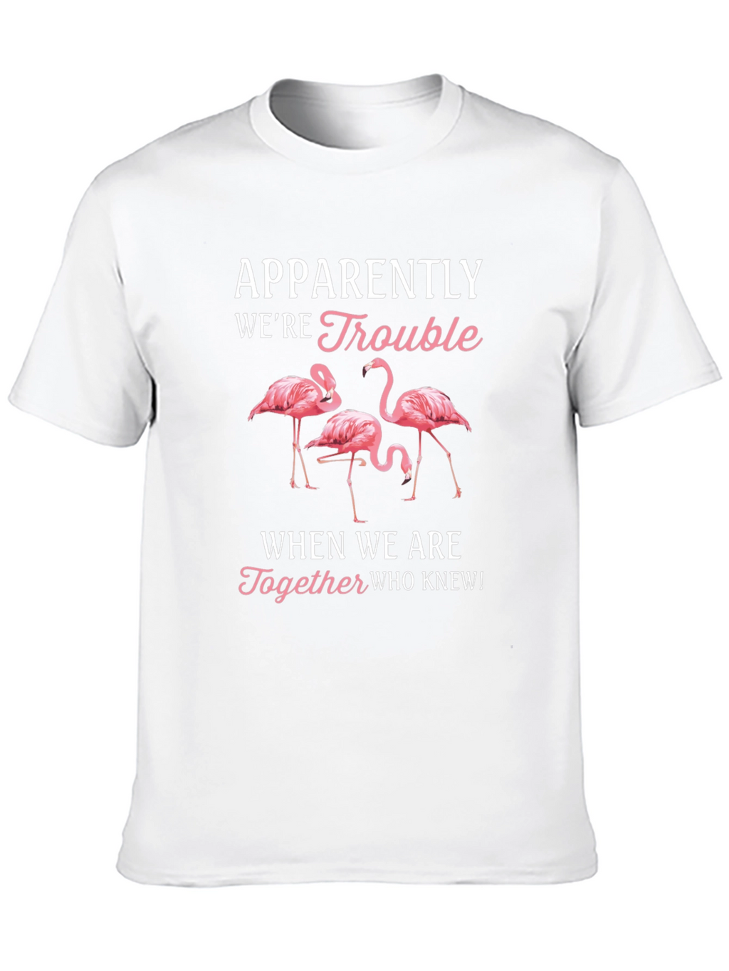 Funny Flamingo Trouble T-Shirt