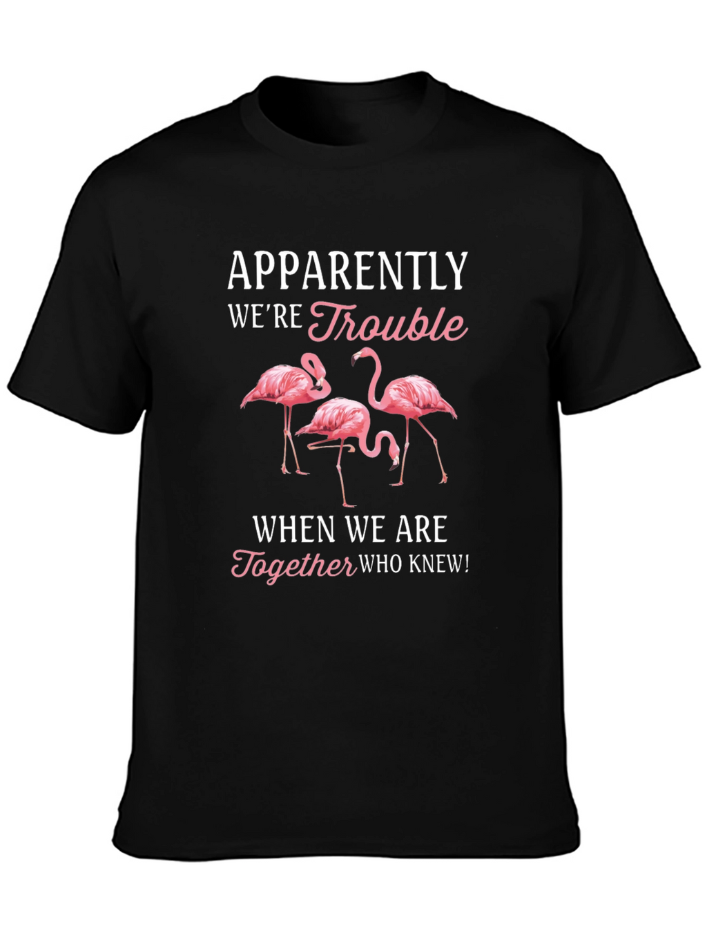 Funny Flamingo Trouble T-Shirt